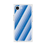 プレミアムスクエアケース with MagSafe［ Middle Stripe - Blue ］