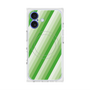 プレミアムスクエアケース with MagSafe［ Middle Stripe - Green ］