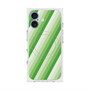プレミアムスクエアケース with MagSafe［ Middle Stripe - Green ］