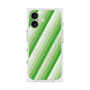 プレミアムスクエアケース with MagSafe［ Middle Stripe - Green ］