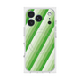 プレミアムスクエアケース with MagSafe［ Middle Stripe - Green ］
