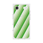 プレミアムスクエアケース with MagSafe［ Middle Stripe - Green ］