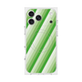 プレミアムスクエアケース with MagSafe［ Middle Stripe - Green ］