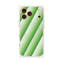 プレミアムスクエアケース with MagSafe［ Middle Stripe - Green ］