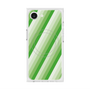 プレミアムスクエアケース with MagSafe［ Middle Stripe - Green ］