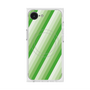 プレミアムスクエアケース with MagSafe［ Middle Stripe - Green ］