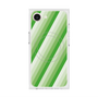 プレミアムスクエアケース with MagSafe［ Middle Stripe - Green ］