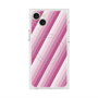 プレミアムスクエアケース with MagSafe［ Middle Stripe - Pink ］