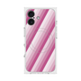 プレミアムスクエアケース with MagSafe［ Middle Stripe - Pink ］