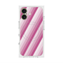 プレミアムスクエアケース with MagSafe［ Middle Stripe - Pink ］