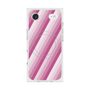 プレミアムスクエアケース with MagSafe［ Middle Stripe - Pink ］
