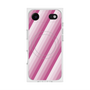 プレミアムスクエアケース with MagSafe［ Middle Stripe - Pink ］