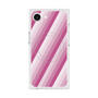 プレミアムスクエアケース with MagSafe［ Middle Stripe - Pink ］