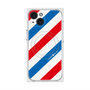 プレミアムスクエアケース with MagSafe［ Big Stripe - Red × Blue ］