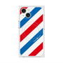プレミアムスクエアケース with MagSafe［ Big Stripe - Red × Blue ］