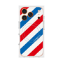 プレミアムスクエアケース with MagSafe［ Big Stripe - Red × Blue ］