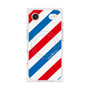 プレミアムスクエアケース with MagSafe［ Big Stripe - Red × Blue ］