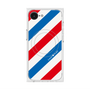 プレミアムスクエアケース with MagSafe［ Big Stripe - Red × Blue ］