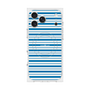プレミアムスクエアケース with MagSafe［ Small Border - Blue ］