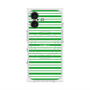 プレミアムスクエアケース with MagSafe［ Small Border - Green ］