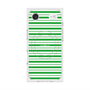 プレミアムスクエアケース with MagSafe［ Small Border - Green ］