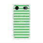 プレミアムスクエアケース with MagSafe［ Small Border - Green ］