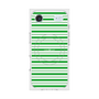 プレミアムスクエアケース with MagSafe［ Small Border - Green ］