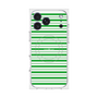 プレミアムスクエアケース with MagSafe［ Small Border - Green ］