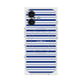 プレミアムスクエアケース with MagSafe［ Small Border - Navy ］