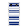 プレミアムスクエアケース with MagSafe［ Small Border - Navy ］