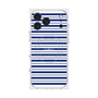 プレミアムスクエアケース with MagSafe［ Small Border - Navy ］