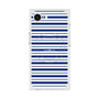 プレミアムスクエアケース with MagSafe［ Small Border - Navy ］