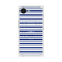 プレミアムスクエアケース with MagSafe［ Small Border - Navy ］