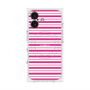 プレミアムスクエアケース with MagSafe［ Small Border - Pink ］