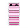 プレミアムスクエアケース with MagSafe［ Small Border - Pink ］