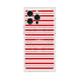 プレミアムスクエアケース with MagSafe［ Small Border - Red ］