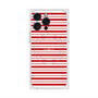 プレミアムスクエアケース with MagSafe［ Small Border - Red ］