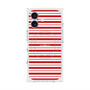 プレミアムスクエアケース with MagSafe［ Small Border - Red ］