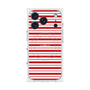 プレミアムスクエアケース with MagSafe［ Small Border - Red ］