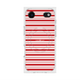 プレミアムスクエアケース with MagSafe［ Small Border - Red ］