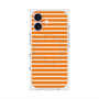 プレミアムスクエアケース with MagSafe［ Middle Border - Orange ］
