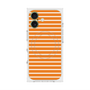 プレミアムスクエアケース with MagSafe［ Middle Border - Orange ］