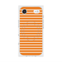 プレミアムスクエアケース with MagSafe［ Middle Border - Orange ］