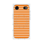 プレミアムスクエアケース with MagSafe［ Middle Border - Orange ］