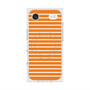 プレミアムスクエアケース with MagSafe［ Middle Border - Orange ］