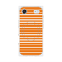プレミアムスクエアケース with MagSafe［ Middle Border - Orange ］