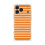 プレミアムスクエアケース with MagSafe［ Middle Border - Orange ］
