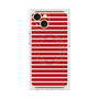 プレミアムスクエアケース with MagSafe［ Middle Border - Red ］