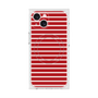 プレミアムスクエアケース with MagSafe［ Middle Border - Red ］