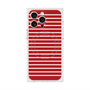 プレミアムスクエアケース with MagSafe［ Middle Border - Red ］